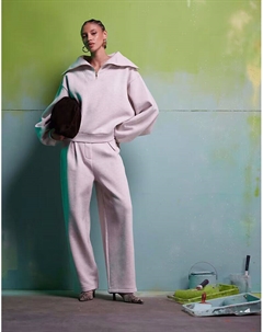 Спортивные брюки-кроссовки Coord, бежевый Asos design