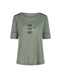 Футболка с рукавом 3/4 и широким вырезом из легкого трикотажа для женщин Cmp