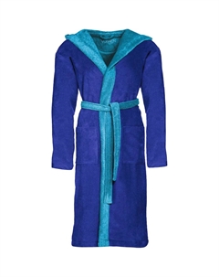 Халат Poppy, идеально подходит для сауны и спа, гостиничный халат, домашний халат, 1 шт., двухсторонний дизайн, Reflex blue / ice blue Vossen