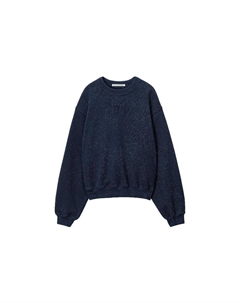 Свитшот с логотипом, синий Alexander wang