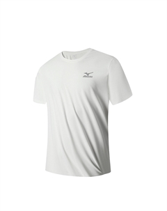 Футболка для бега Unisex, белый Mizuno