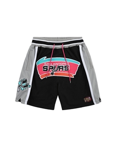 Шорты Mitchell & Ness X Just Don 90s San Antonio Spurs 1998-99, серый Mitchell ness