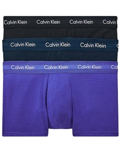3p низкие трусы Underpants Европейская версия Женские 3 шт Мультиколор Calvin klein