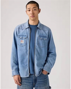 Унисекс-рубашка в стиле вестерн Toy Story с принтом на спине светло-голубого цвета Levi's®