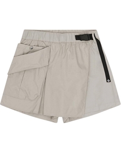 Мини-юбка-шорты с поясом, серый Converse