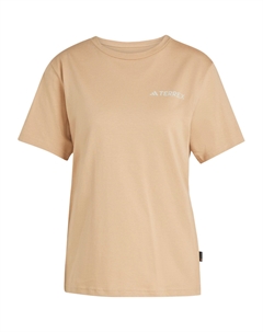 Футболка Terre Regular женская теплый песок, Warm Sand Adidas