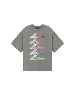 Футболка с мультилого принтом We11done