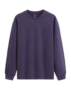 Футболка унисекс, темно-фиолетовый Gap