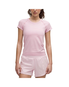 Свифтли Тек реглан футболка женская, нежно-розовый Lululemon