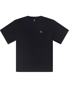 Футболка Go To Loose Fit с принтом кроссовка, черный Converse