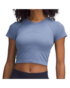 Футболка Swiftly Tech укороченная, Moth Orchid/Oasb Lululemon