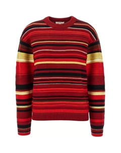 Полосатый джемпер, красный Jw anderson