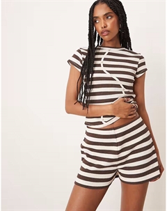 Мини-боксеры в однотонную полоску Asos design