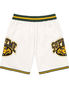 Шорты баскетбольные с шипами и логотипом Tiger, белый Supreme