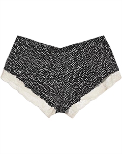 Шорты Evangeline / Пижамные штаны Lottie Dot женские черные в горошек Victoria's secret