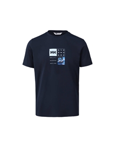 Футболка унисекс, синий Helly hansen