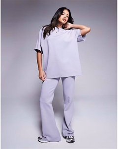 Расклешенные джоггеры из комбинезона серого цвета Asos design