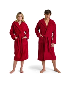 Махровый унисекс-халат Superwuschel с капюшоном, идеально подходит для сауны и спа, отельный халат 1 шт., однотонный, Ruby Move