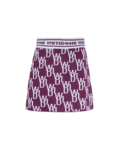 Повседневная короткая юбка женская, фиолетовый We11done