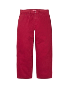 Мешковатые джинсы SS24, красный Supreme