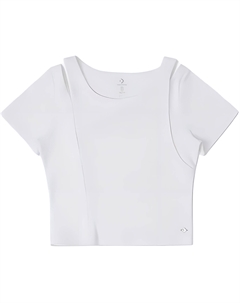 Обычная футболка женская белая Converse