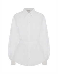 Женская белая рубашка Alexander mcqueen