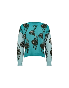 Свитер Loose Fit женский синий Pinko