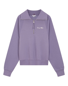 Свитшот женский, фиолетовый Tommy hilfiger