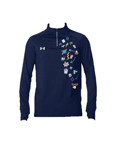 Повседневный свитшот Unisex, темно-синий Under armour