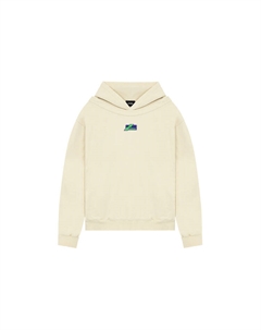 Свитшот унисекс бежево-желтый We11done