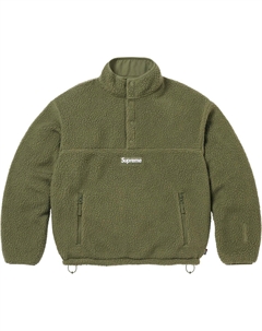 Полартек свитшот реверсивный унисекс, оливковый Supreme