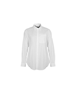 Рубашка Y 3 с накладным карманом на груди, белый Y-3