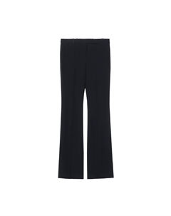 Зауженные расклешенные брюки, черный Alexander mcqueen