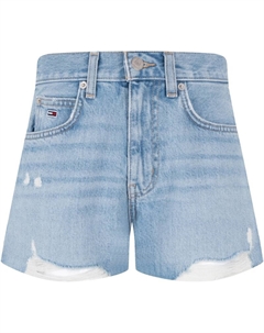 Джинсовые шорты женские деним блю, синий Tommy hilfiger