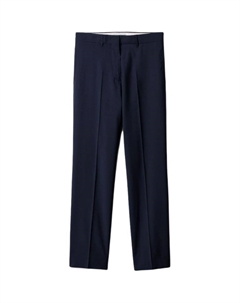 Женские повседневные брюки темно-синего цвета Miu miu