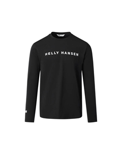 Футболка унисекс, черный Helly hansen