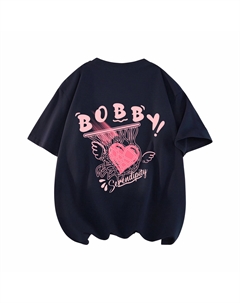 Футболка унисекс, синий Bobby abley