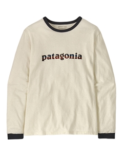 Обычная футболка женская, белый Patagonia