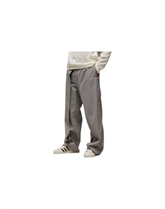 Хлопковые брюки прямого кроя, серый Y-3