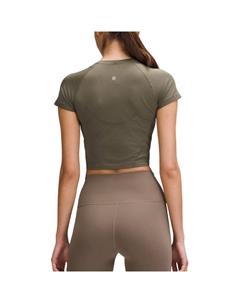 Футболка Swiftly Tech укороченная, зеленый Lululemon