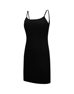 Женское ребристое платье-комбинация, черный Lululemon