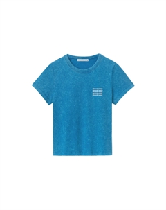 Футболка женская синяя Alexander wang