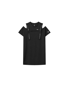 Женское платье с короткими рукавами Pitch Black Fila
