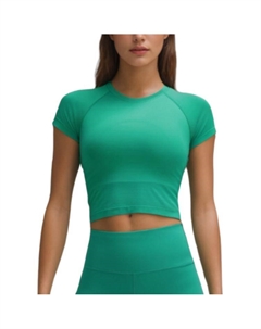 Футболка Swiftly Tech укороченная, зеленый Lululemon