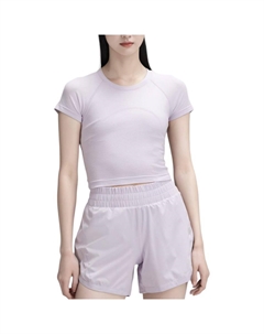 Футболка Swiftly Tech укороченная, сирень Lululemon