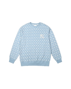 Свитшот New York Yankees унисекс небесно-голубой Mlb