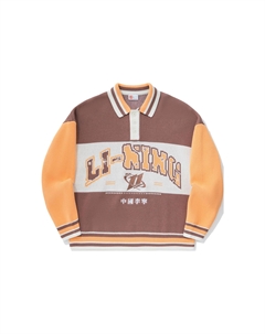 Джемпер Unisex Mud Gray Brown Pineapple Orange Ecru Li-ning