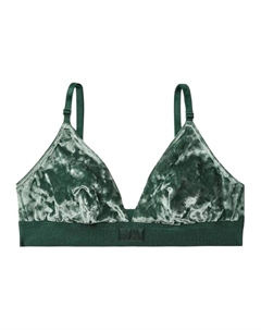 Бюстгальтер женский сатиновый зеленый Victoria's secret