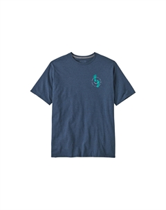 Обычная футболка женская, синий Patagonia