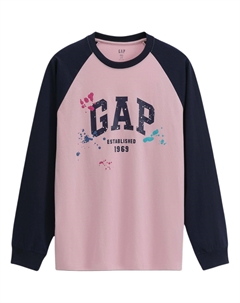 Футболка унисекс, светло-розовый Gap